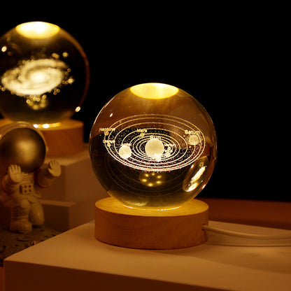 Esencia Nocturna™ - Lámpara Led Bola De Cristal