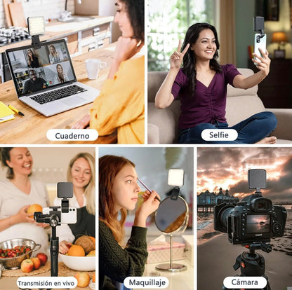 LuxBeam™ - Luz Selfie Portátil