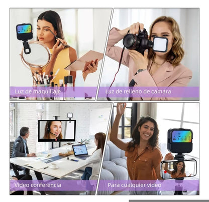 LuxBeam™ - Luz Selfie Portátil