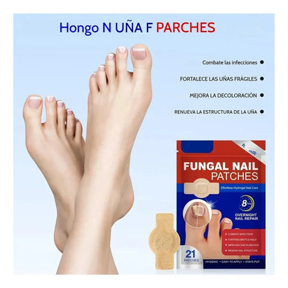 NailPatch™ - Parches Hongos Uñas Pies 21 Unidades