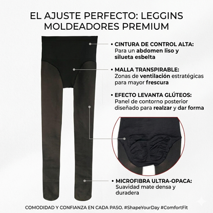 Pantys Calza Efecto Piel Polar