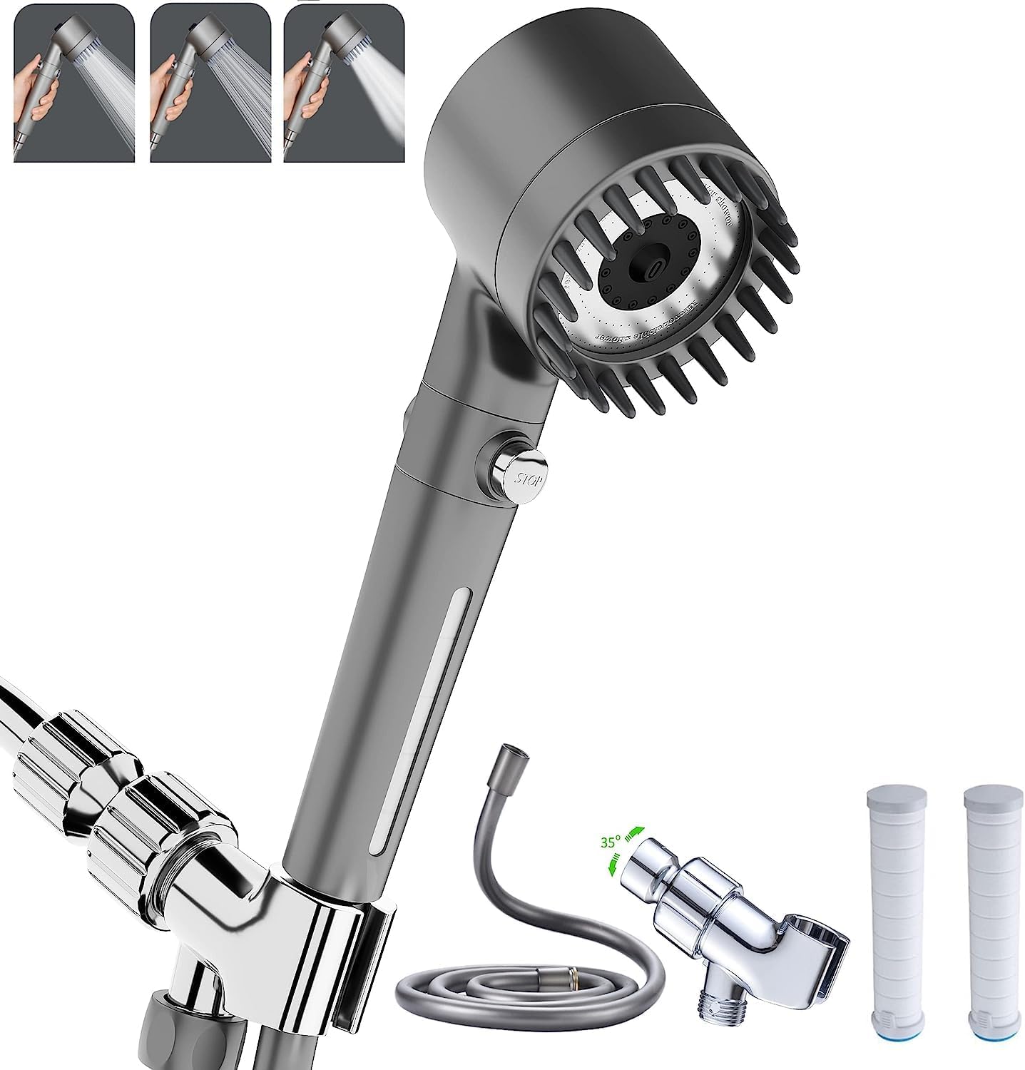 TurboFlow™ Cabezal Ducha Alta Presión