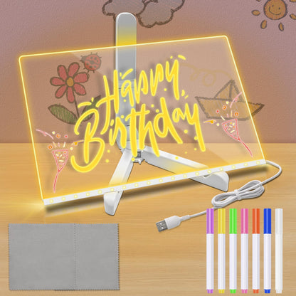 GlowBoard™ - Pizarra Led Acrílica + 7 Colores