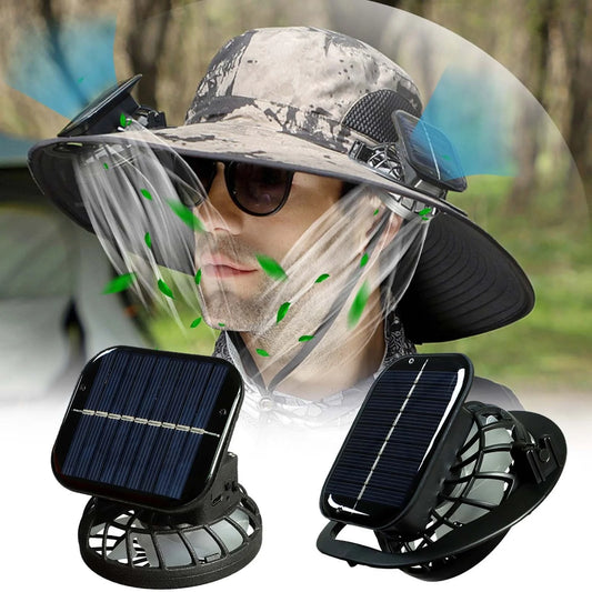 SunFlow™ - Sombrero Con Ventilador