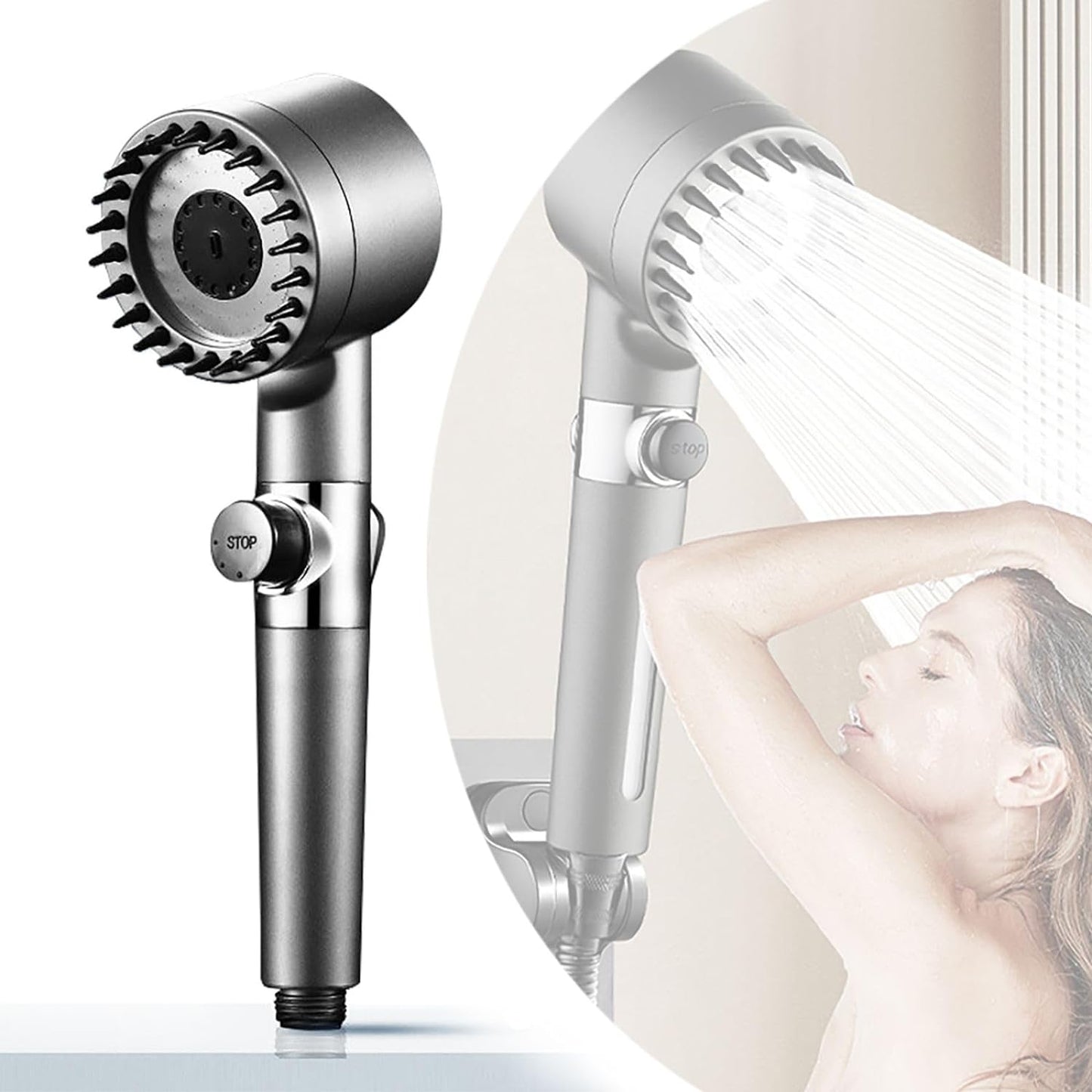 TurboFlow™ Cabezal Ducha Alta Presión